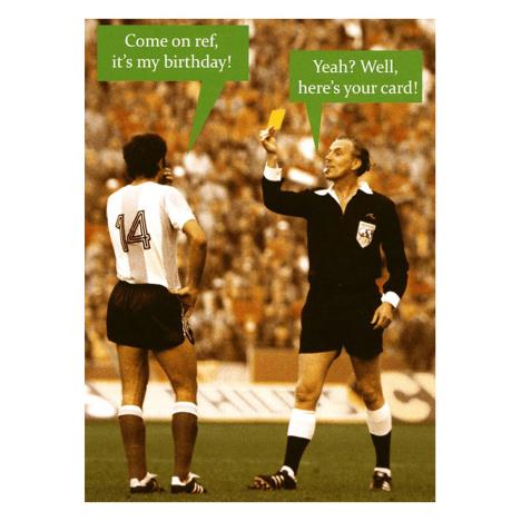 Football Here's Your Card Humour Birthday Card £1.50